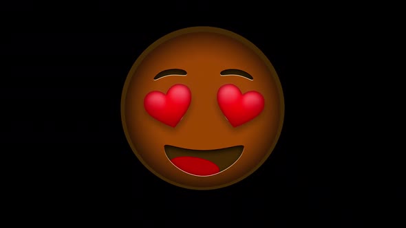 Emoji Diversity Animation Smiling Heart Eyes 05