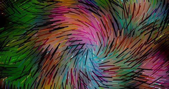 Abstract multicolor twisted lines animation.Abstract liquid background motion graphic.