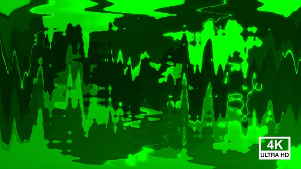 Abstract Green Liquid Motion 4K alt
