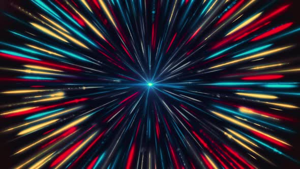 Abstract magnetic light blue core alt