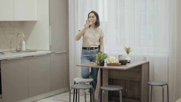 Woman Preparing Dinner at Home