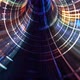 Abstract neon lights Sci-Fi futuristic Hi Tech virtual reality tunnel.  - VideoHive Item for Sale