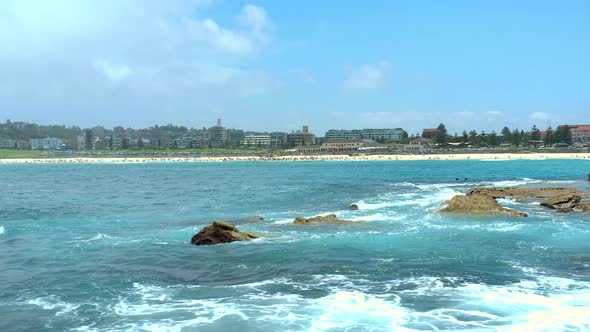 Bondi Beach a Famous Surfing Spot Close to Sydney From the Air alt