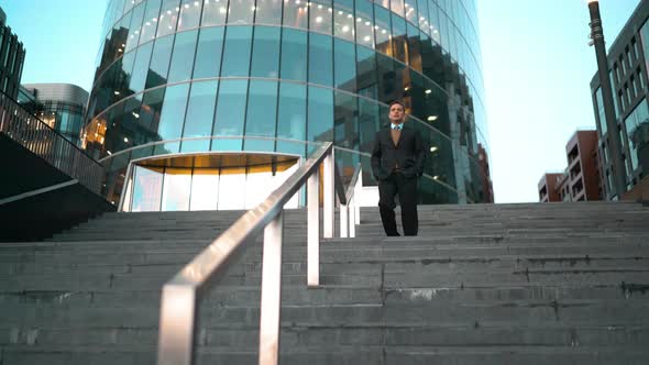 Businessman Slide the Rail alt