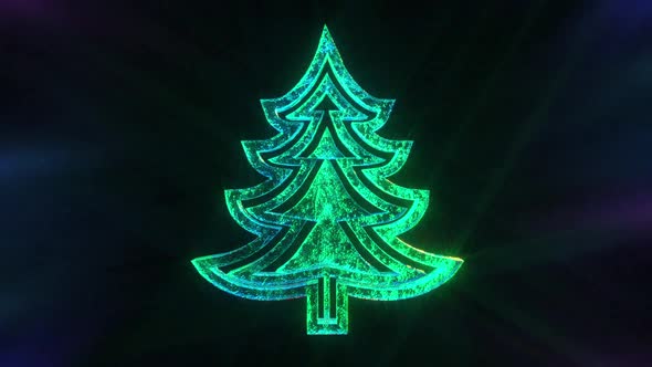 Christmas Ice Tree Loop alt