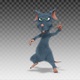 Cartoon Rat - Dance Cheerful - VideoHive Item for Sale