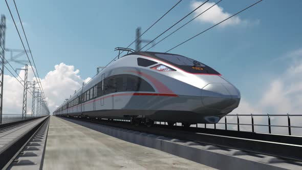 Train high-speed rail operation alt