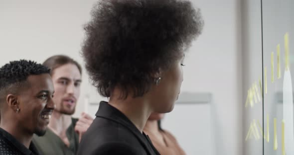 Boss Making Notes on Stickers alt