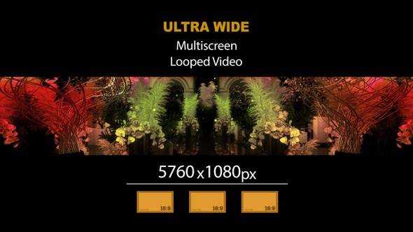 Ultra Wide HD Luxury Magic Garden Hall 10