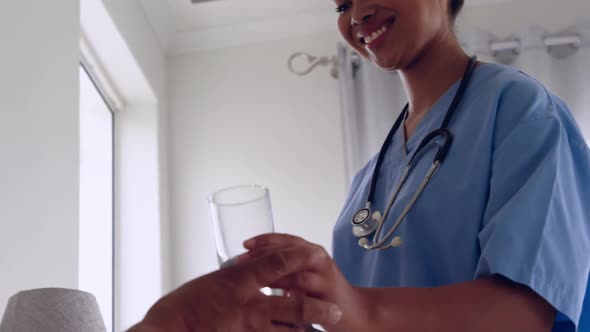 Mature man and nurse alt