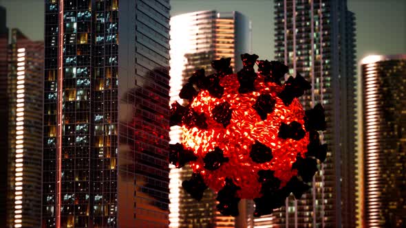 Empty City Caused By Quarantine As a Result of Coronavirus Infection alt