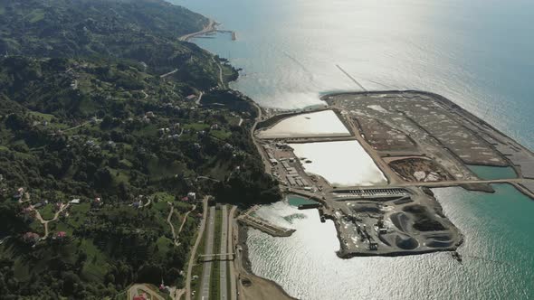 Creating Airport Land From The Sea: Land Reclamation alt