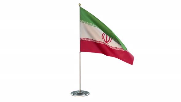 Iran Office Small Flag Pole