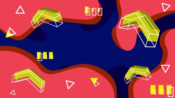 Animated Background With 3D Arrows alt