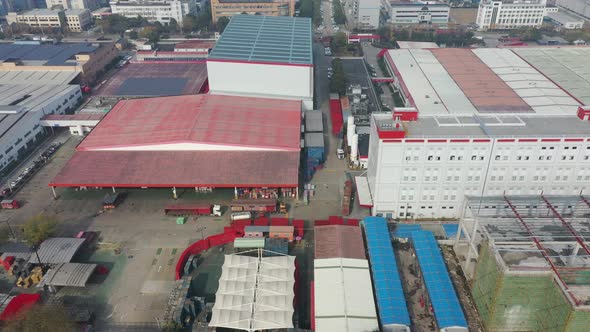 Logistics warehouse and truck alt