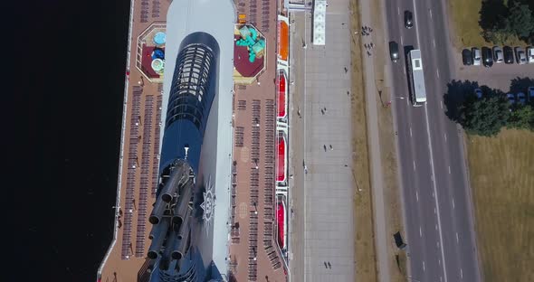 cruise ferry MSC Orchestra docked in Riga alt