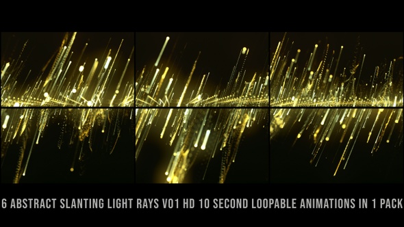 Slanting Light Rays Gold V01