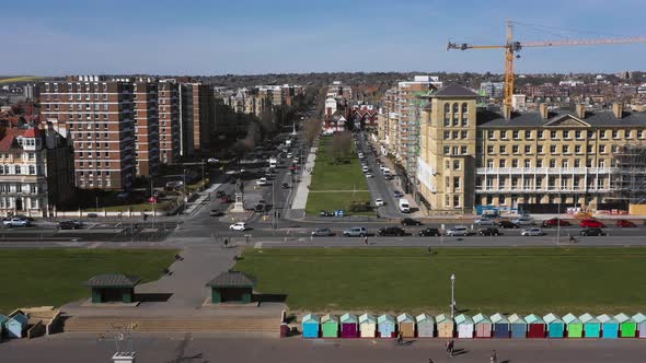 Brighton and Hove, East Sussex, UK - 4K drone