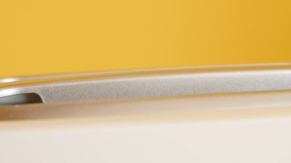 Pieces of bread in two-slot automatic electric toaster 4K footage alt