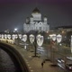 Timelapse. View of the Cathedral of Christ the Savior in Moscow - VideoHive Item for Sale