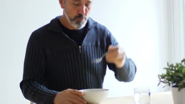 Portrait of serious woman alt