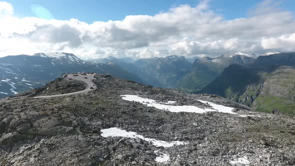 Geiranger Valley From High Up