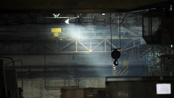 Overhead crane in romanian factory alt
