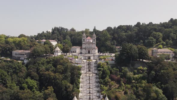 Sanctuary of Bom Jesus do Monte, Braga. Aerial View alt