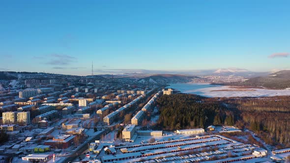 Zlatoust City on a Winter Sunny Day alt