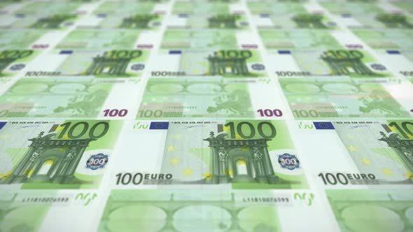 100 Euro printing, 100 Euro banknotes