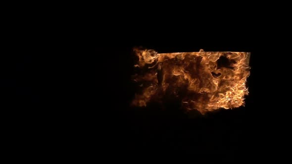 The window frame in the fire alt