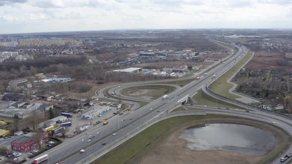 Highway from above