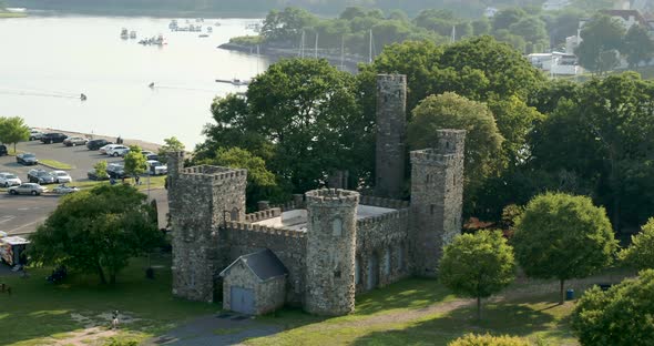 Castle at Glen Island Park and Marina in New Rochelle New York alt