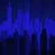 Silhouette of City Nightlife Skyline - VideoHive Item for Sale