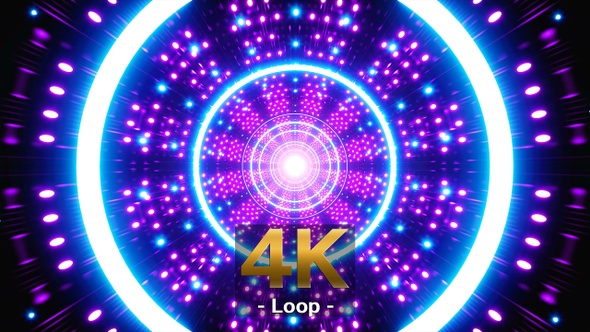 Glowing Dot Led Lights Tunnel alt