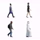4K alpha channel,3D people walking on transparency background - VideoHive Item for Sale