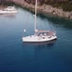 Flight Out From the Yacht at Anchor - VideoHive Item for Sale