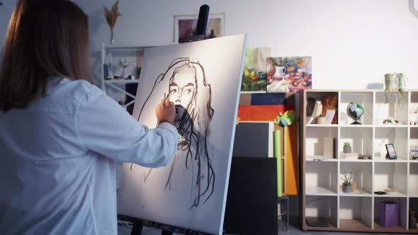 Drawing Portrait Artistic Woman Inspiration Muse alt