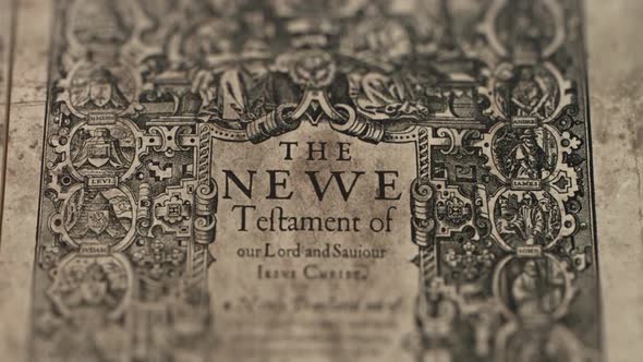 New Testament, Slider Shot, Old Paper Bible, King James Bible alt
