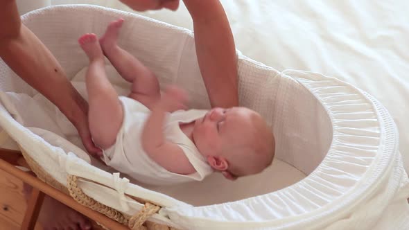 baby in bassinet