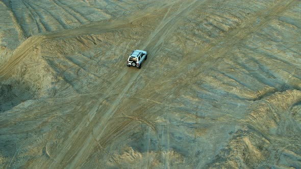 Traveling By SUV in Nature