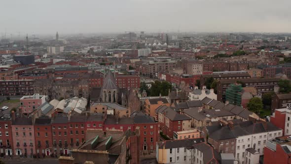 Aerial Panoramic View of Town alt