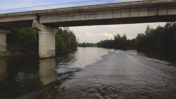 Girl on the Jet Ski in the River alt