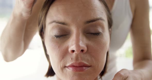 Therapist taking care of her patient alt