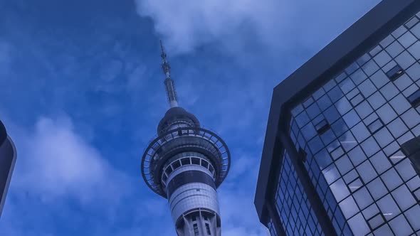 Auckland Sky Tower timelapse alt