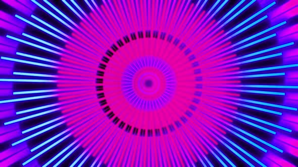 Multi-colored glowing circle