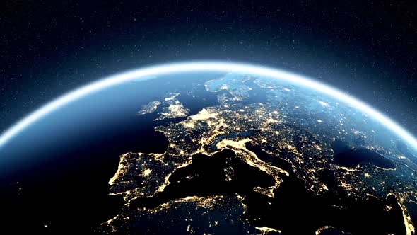 4K Europe Map, Motion Graphics | VideoHive