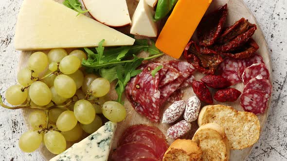 Assortment of Spanish Tapas or Italian Antipasti alt