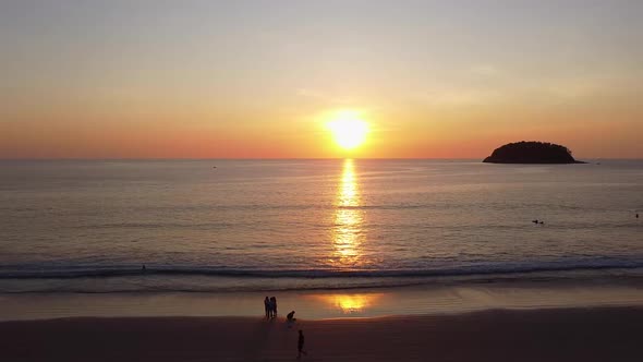 Tropical Sunset Aerial alt