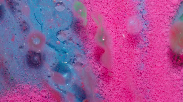 Colorful Pink Blue Bubbles Surface Wallpaper Themes Background Multicolor Space Universe Concept alt
